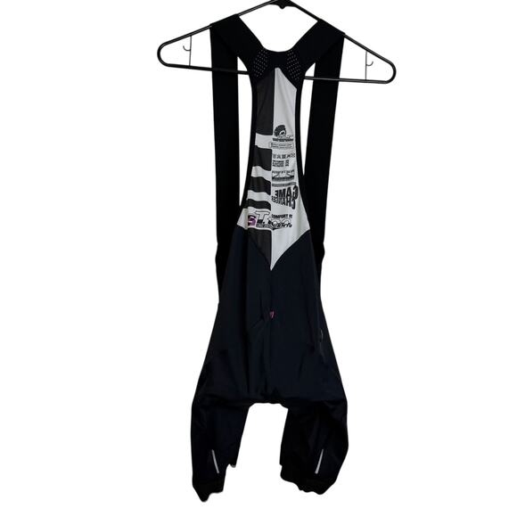 Assos ST. 100 Cento Long Distance Bib Mens XL Black Cycling Bike Stretch Padded - Picture 2 of 12